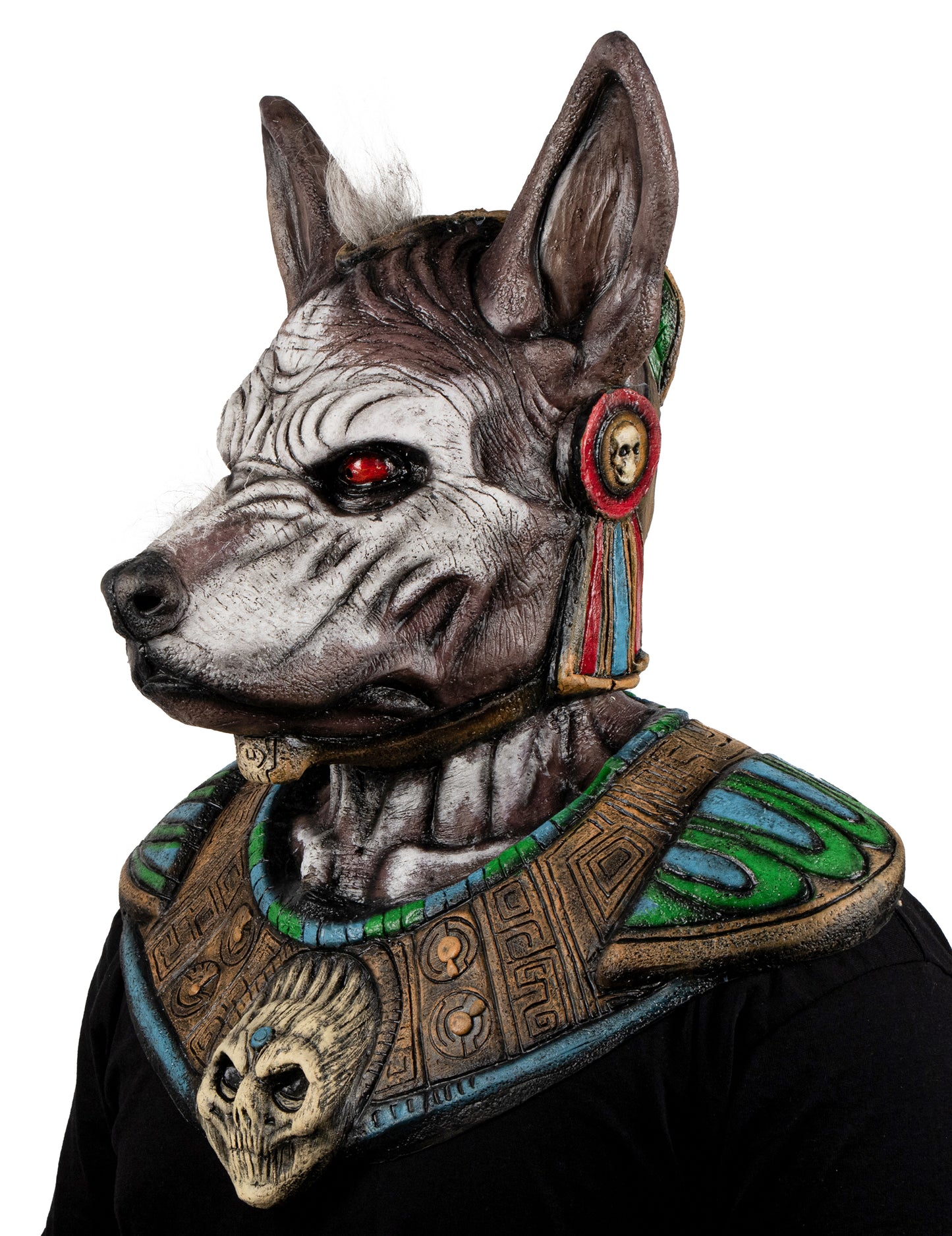 Celoobrazna pošastna maska z glavo odraslega psa