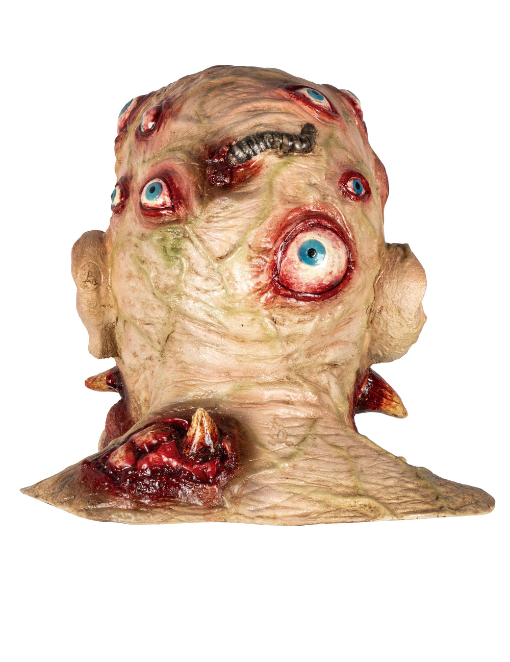 Vue de dos du masque intégral monstre zombie pour adulte