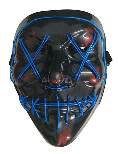 Odrasla modra svetilna LED maska