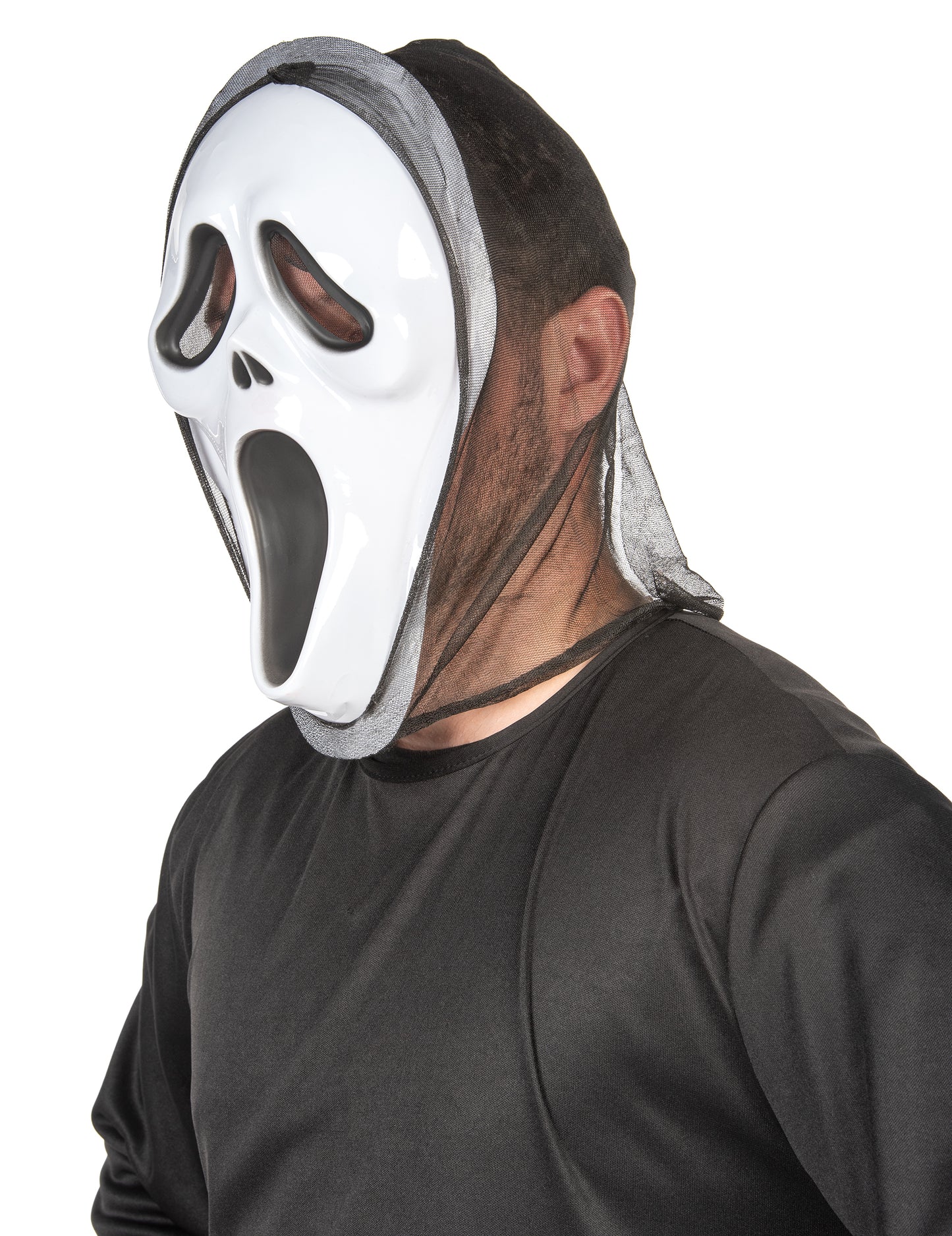 Črno -bela maska ​​pri plastičnem psycopathu odraslih Psycopath