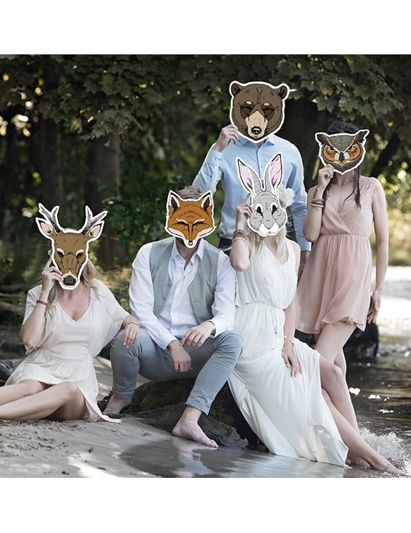 Papirnata maska zajca 