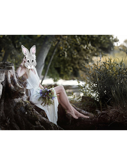 Papirnata maska zajca 