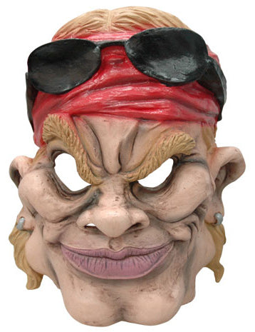 Ameriška kolesarska karikaturna maska odrasla