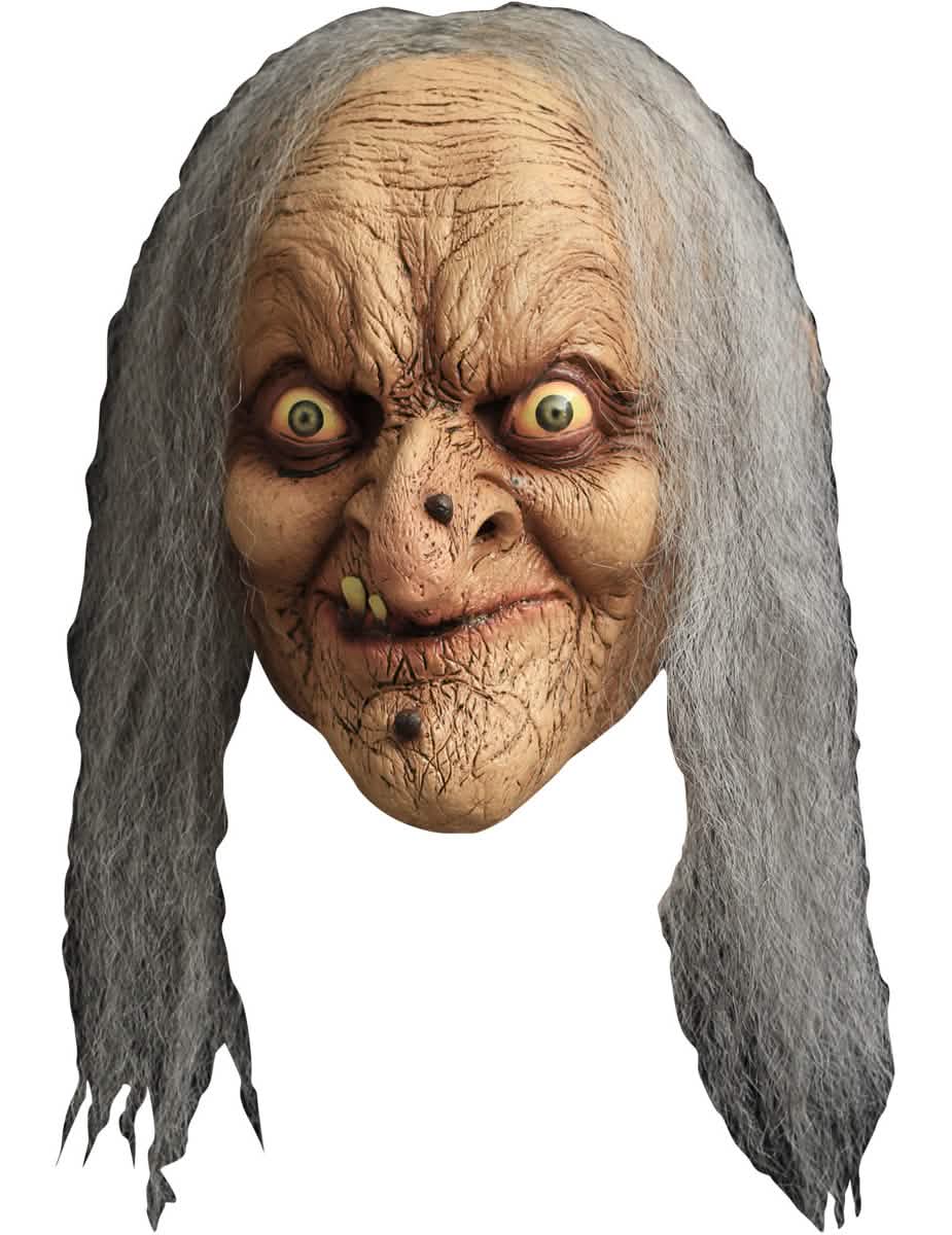 Od blizu naguban obraz maske čarovnice