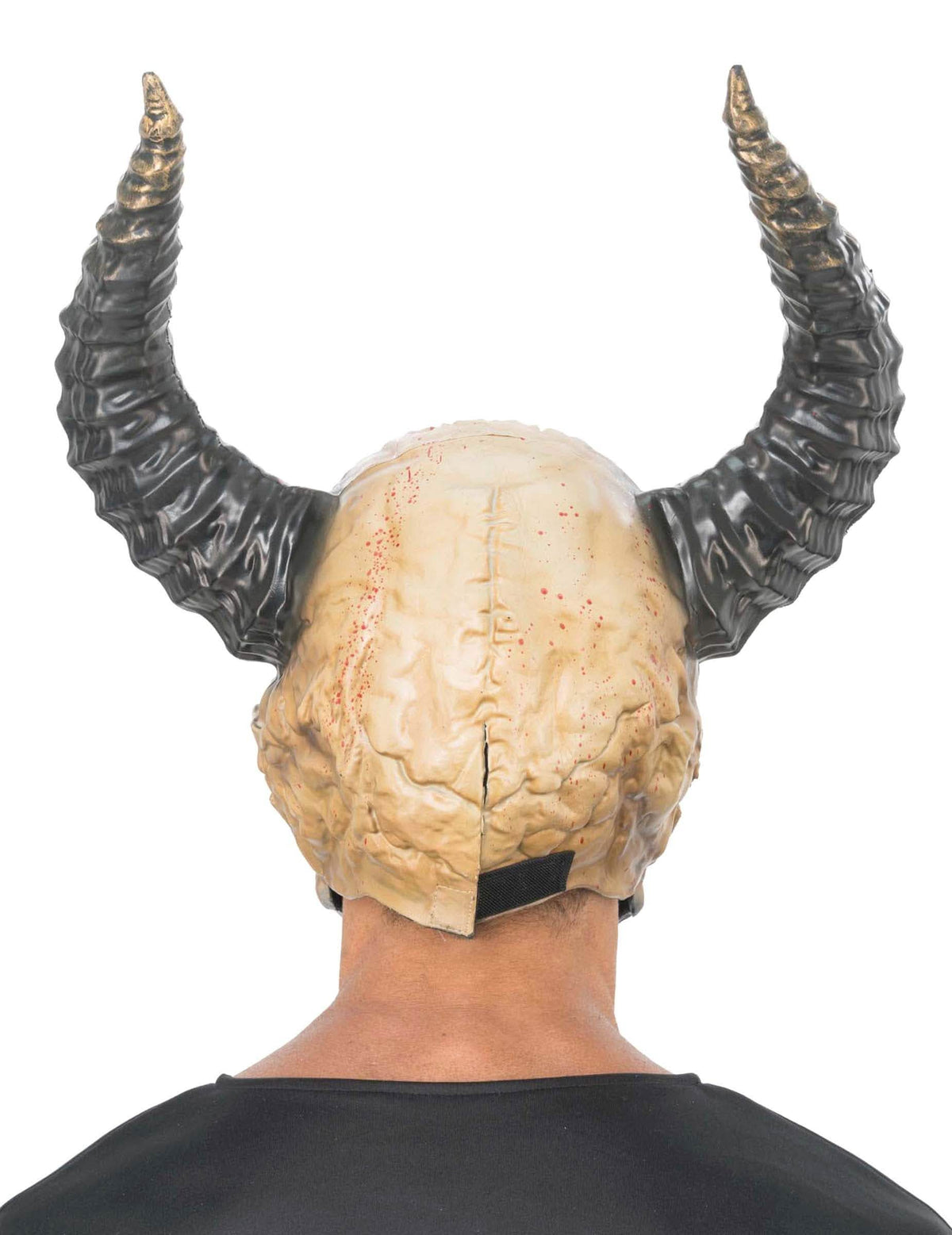 Razkošna krvava demonska maska s skeletom za odrasle