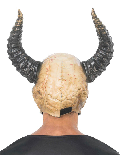 Razkošna krvava demonska maska s skeletom za odrasle