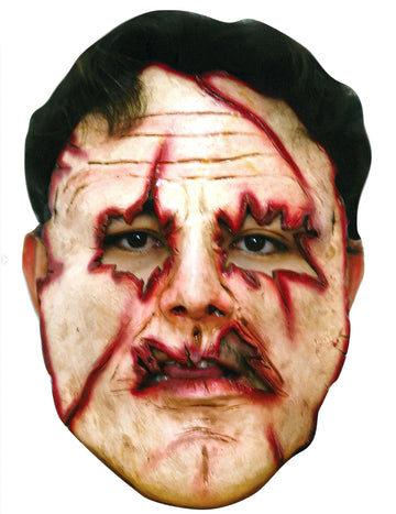 Halloween za odrasle rezane maske za obraz