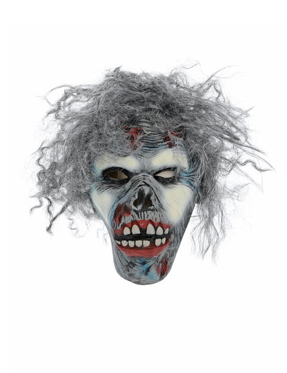 Vue de face du masque de zombie pour adulte