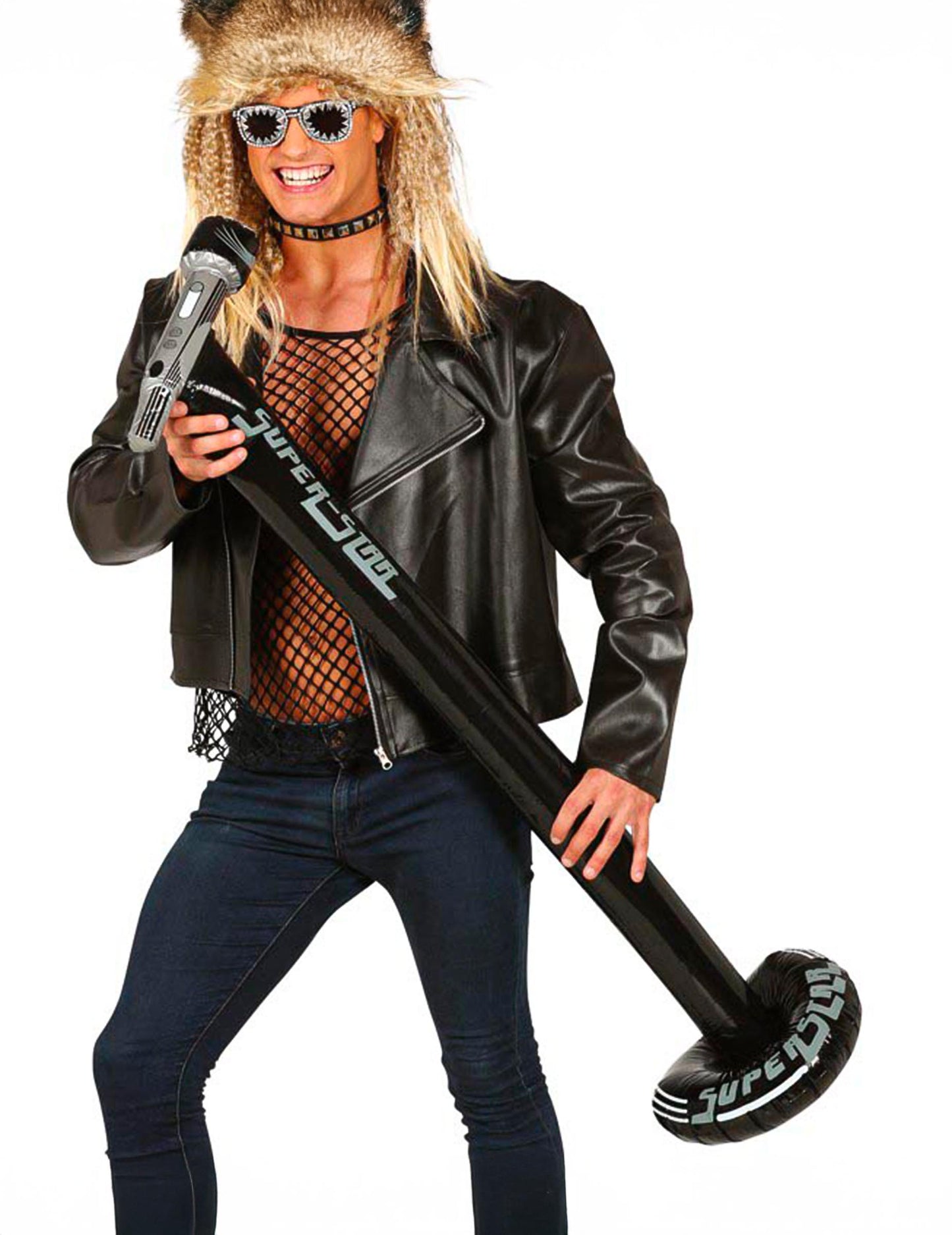 Napihljiv mikrofon za stopala 116 cm