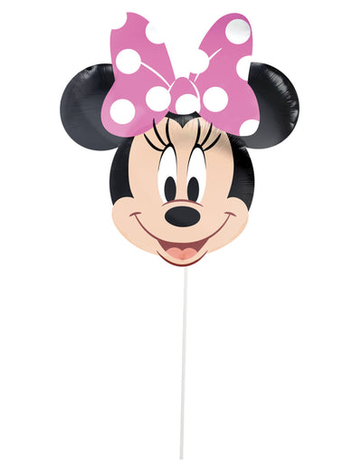 Mini aluminijast balon Minnie Mouse™ 29 x 21 cm