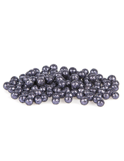Mini temno modre bleščeče kroglice, 8 mm, 10 g, za dekoracijo mize