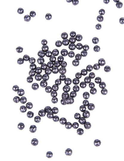 Mini temno modre bleščeče kroglice, 8 mm, 10 g, za dekoracijo mize
