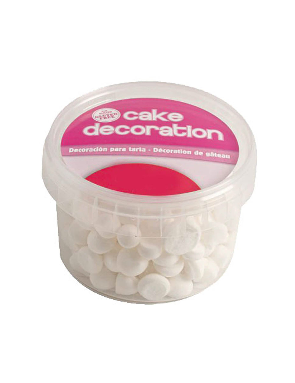 Lonček mini belih meringue za dekoracijo tort brez glutena