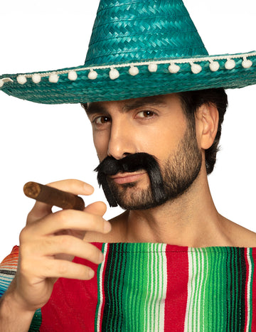 Odrasli črni mehiški brki