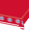 Nappe en papier FC Bayern Munich pour fête rouge avec logos du club
