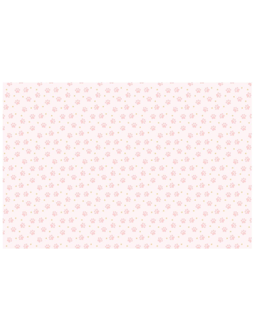 Nappe en papier pattes de chat pour anniversaire rose
