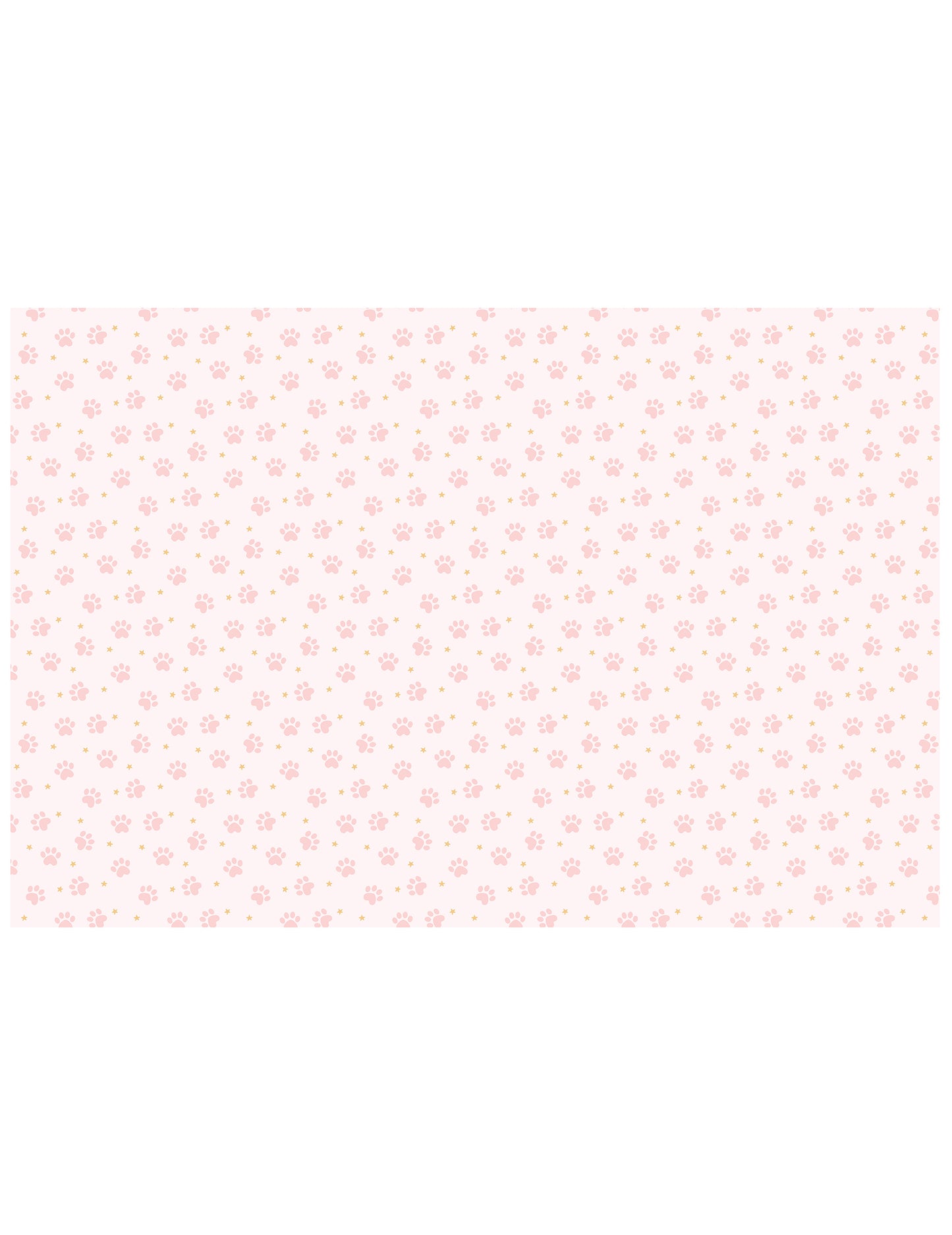 Nappe en papier pattes de chat pour anniversaire rose