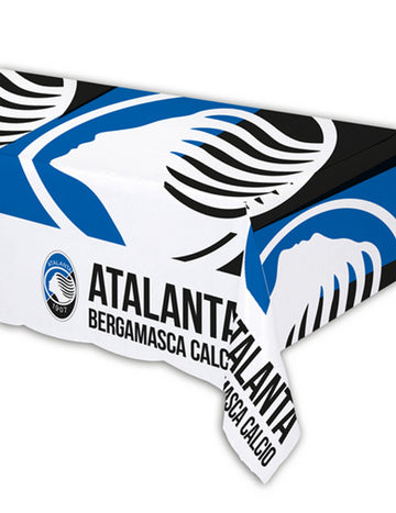 Atalanta™ modro-bel plastični prt 120 x 180 cm