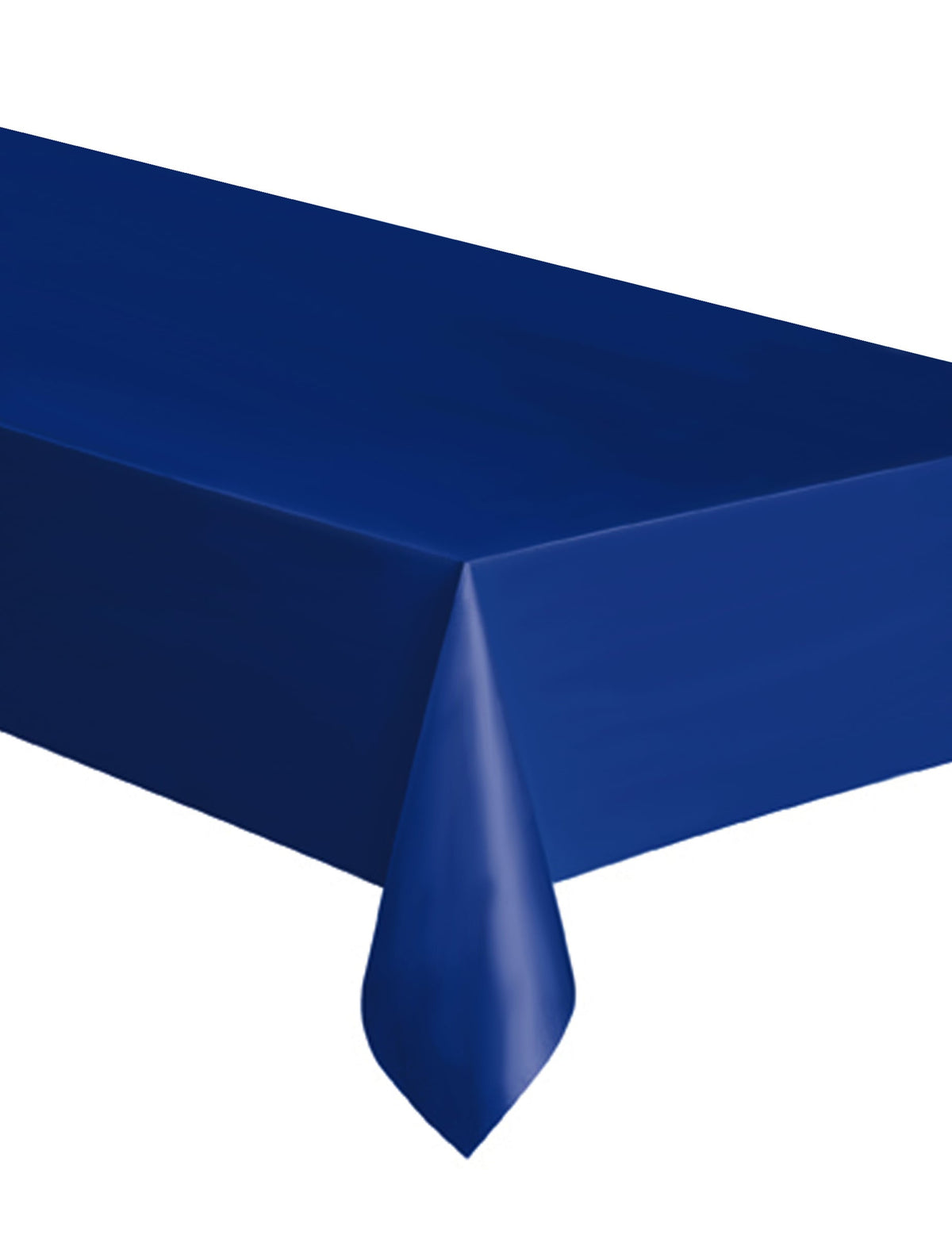 Nappe en plastique bleu marine rectangulaire
