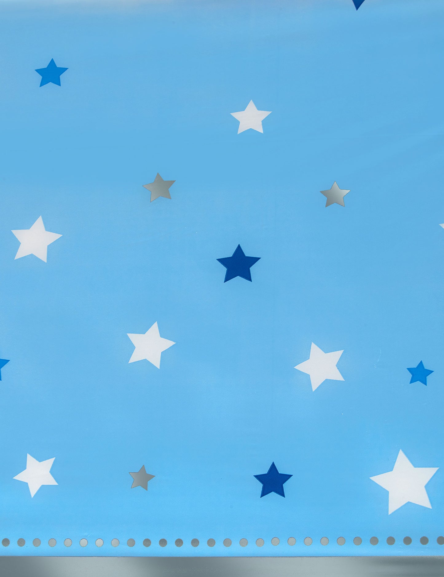 Plastični prt z modrim motivom zvezdice, 137 x 259 cm zvezda