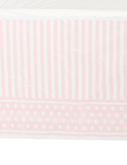 Strike v črtastih in roza in belih pikah 137 x 259 cm