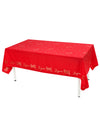 Nappe Étoile Filante rouge 145 x 240 cm