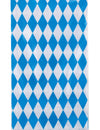 Nappe Fête de la bière bleue et blanche à losanges