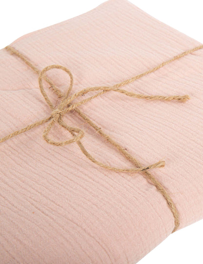 Star prt iz bombažne gaze z vrtnicami 130 x 240 cm Bohemija