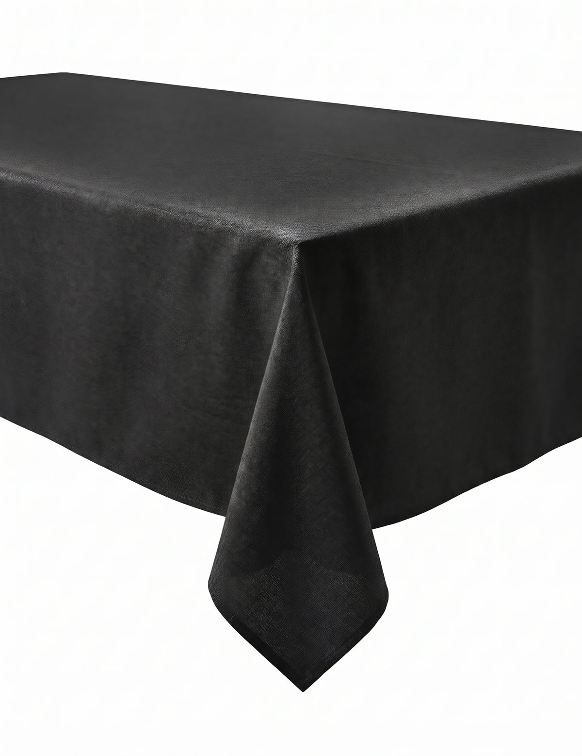 Črn netkan namizni prt 150 x 300 cm