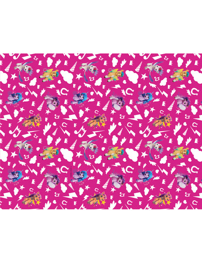 Détail des motifs de la nappe My Little Pony