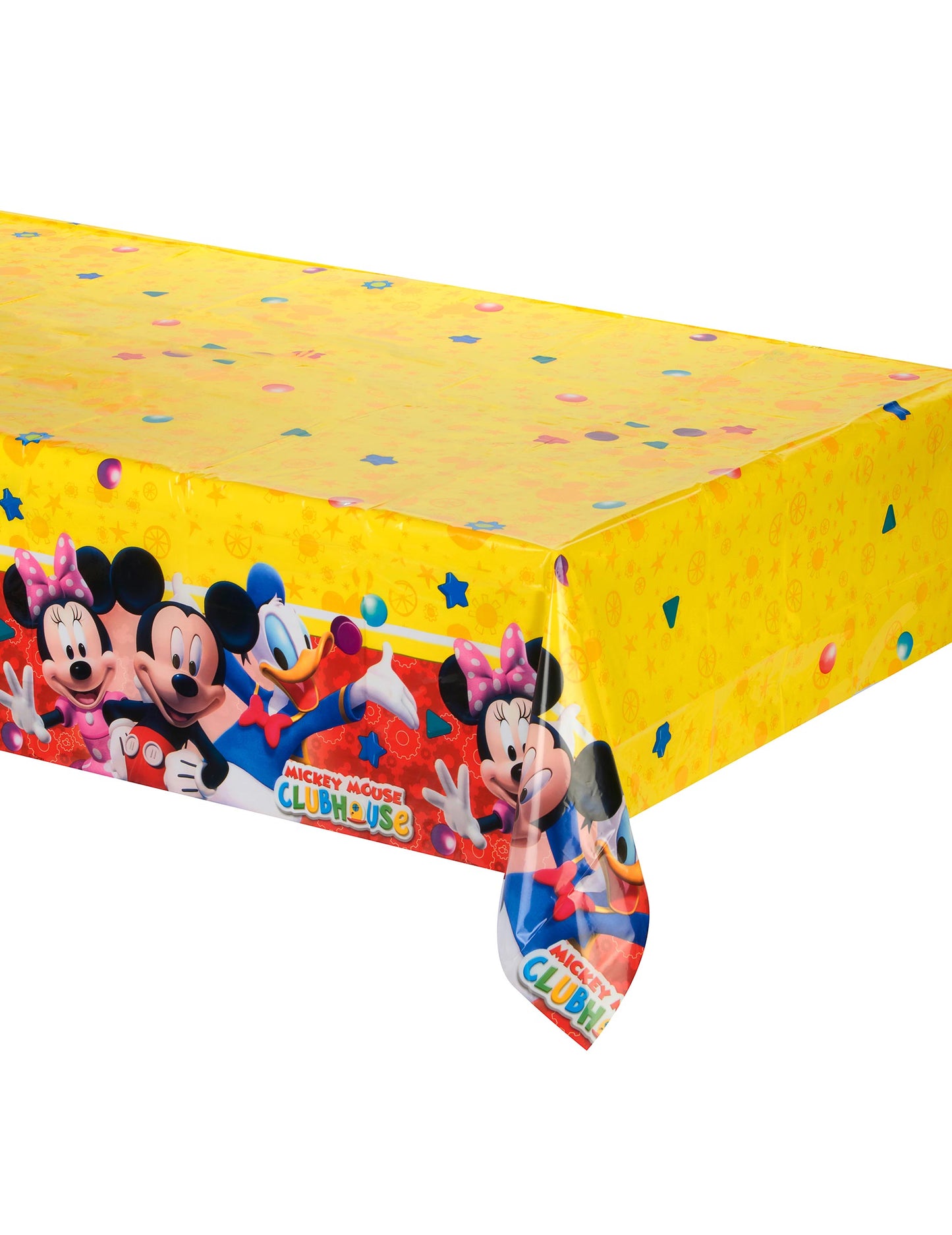 Nappe en plastique Mickey Mouse pour enfant jaune avec personnages Disney