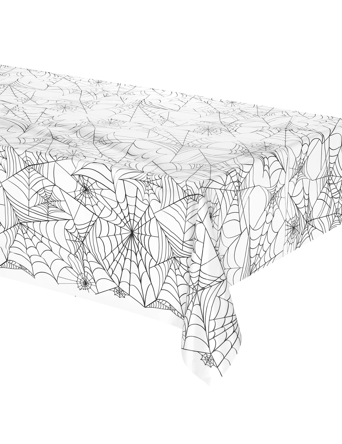 Prozoren plastični prt halloween pajkov platno 137 x 274 cm