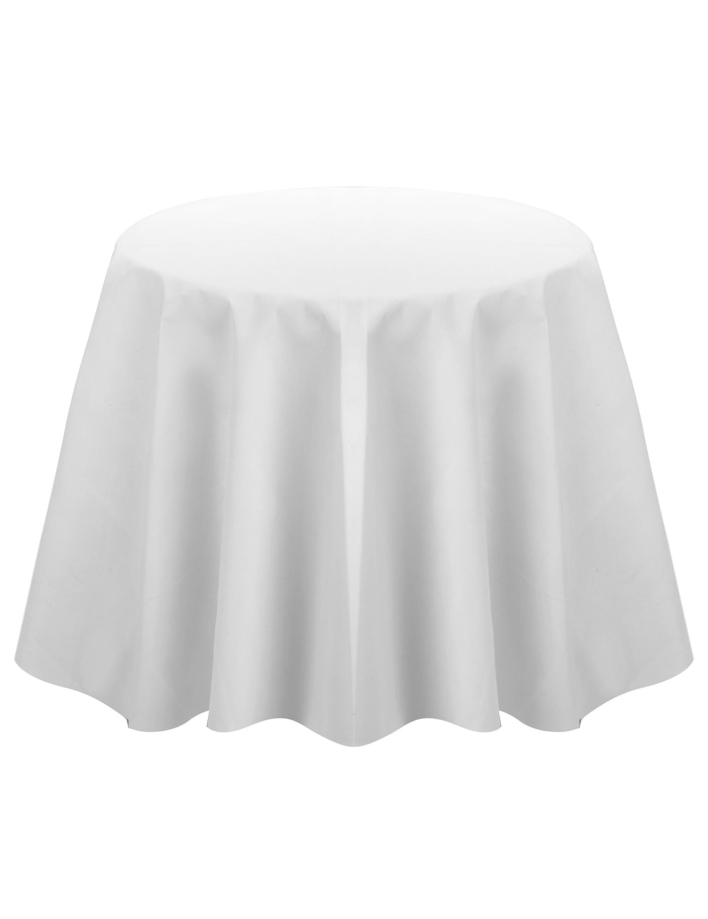 Mise en situation de la nappe ronde en intissé mariage et baptême