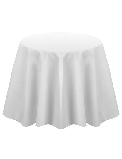 Mise en situation de la nappe ronde en intissé mariage et baptême