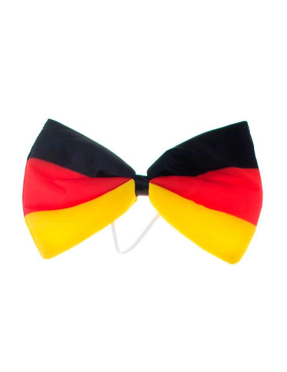 Nœud papillon supporter Allemagne pour adulte noir rouge et jaune