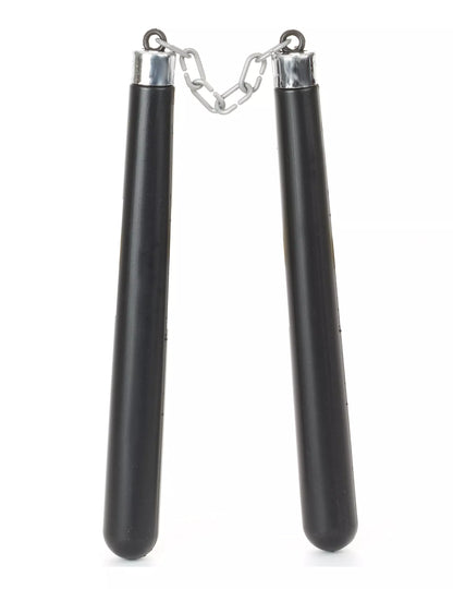 Nunchaku de ninja en plastique pour déguisement noir