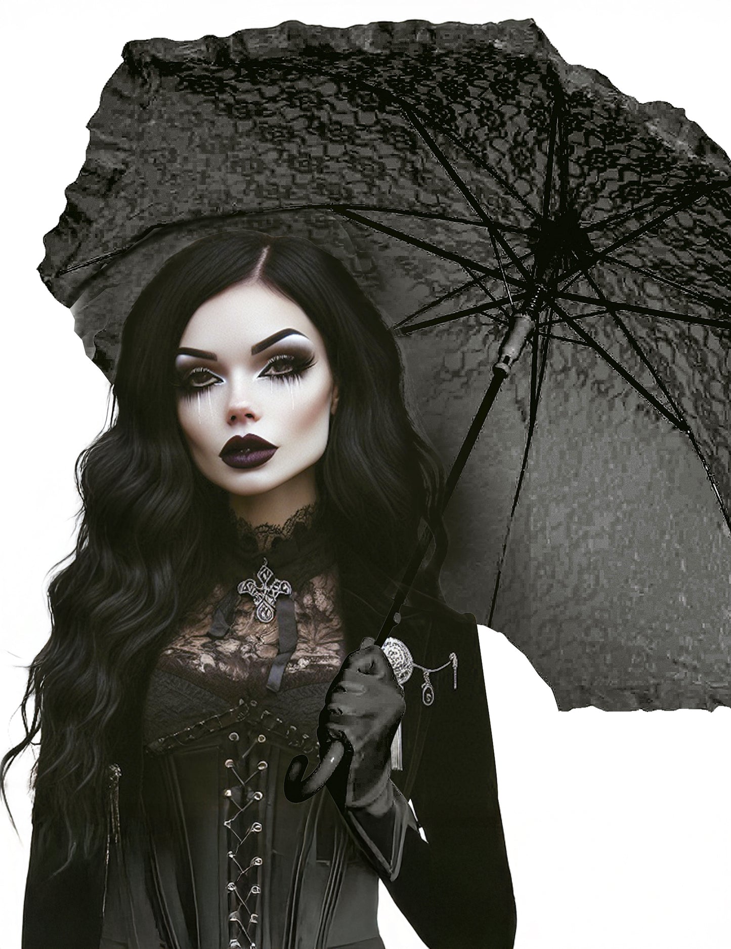 Črni gotski senčnik 