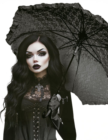 Črni gotski senčnik 