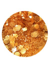 Paillettes biodégradables Queen du désert pour maquillage or
