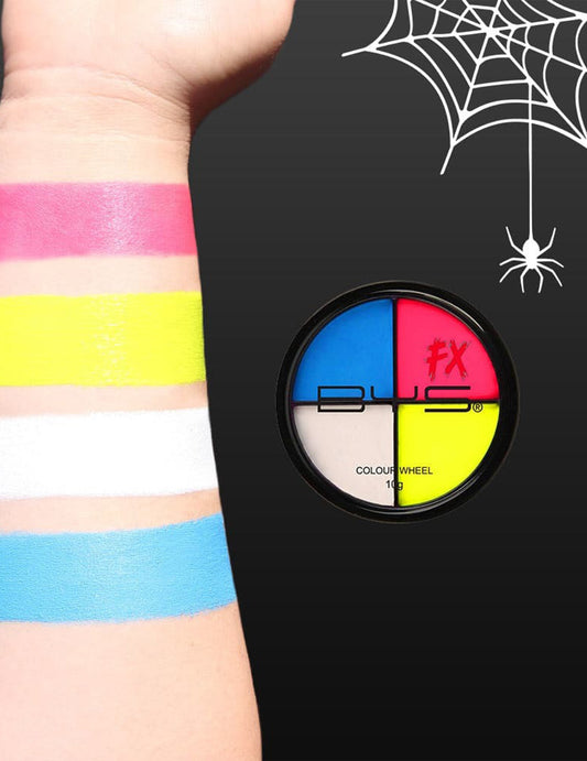 Paleta ličil 4 neon barv 10 g