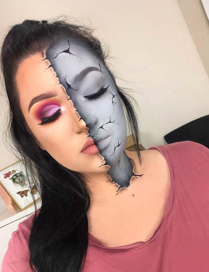 Paleta ličil 4 barve Halloween zombi 10 g
