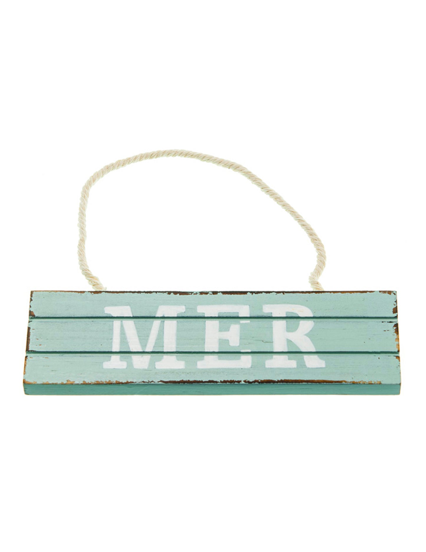 Leseni obešalnik v modrem morskem lesu 15 x 4,5 cm