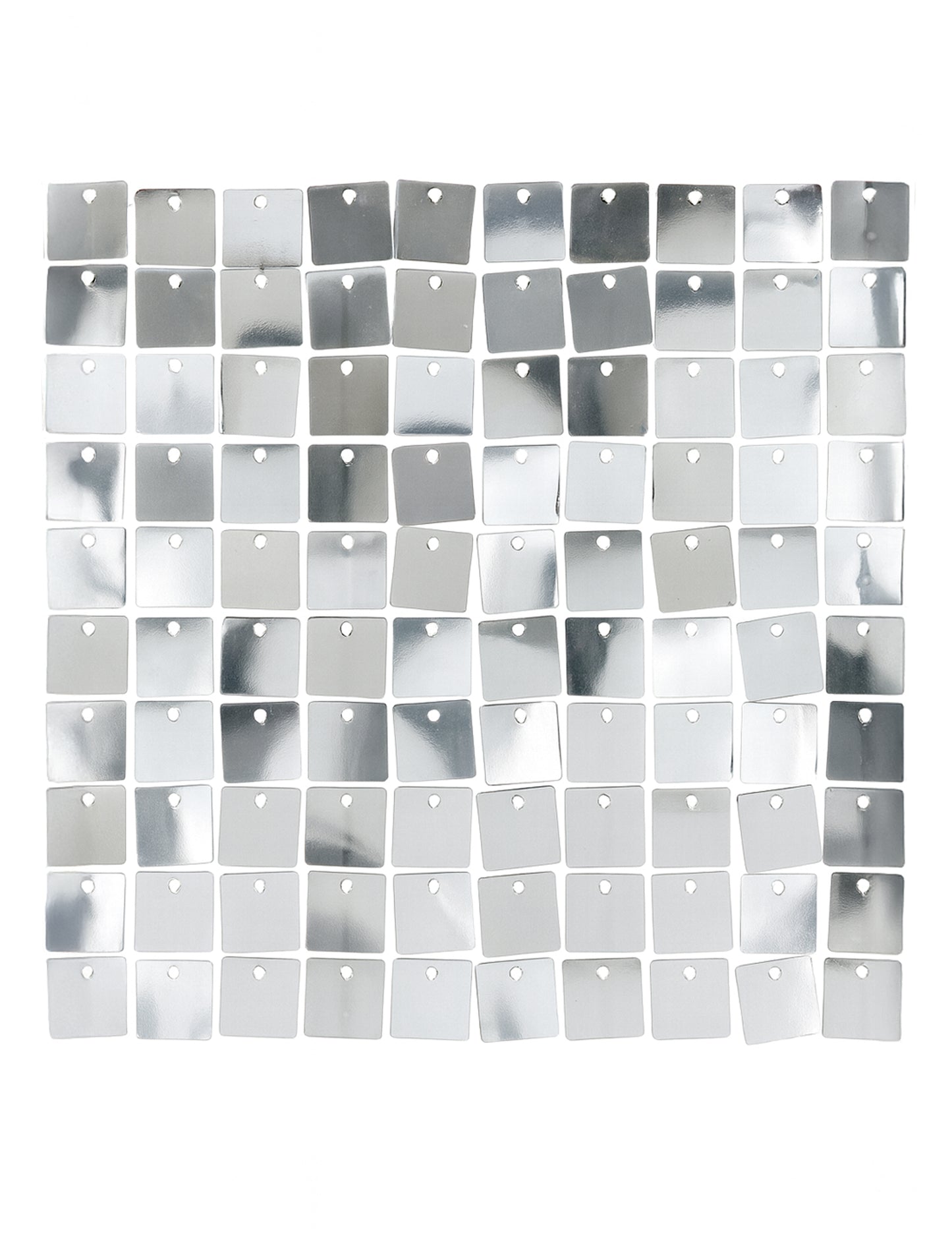 Briljantna srebrna srebrna plošča 30 x 30 cm