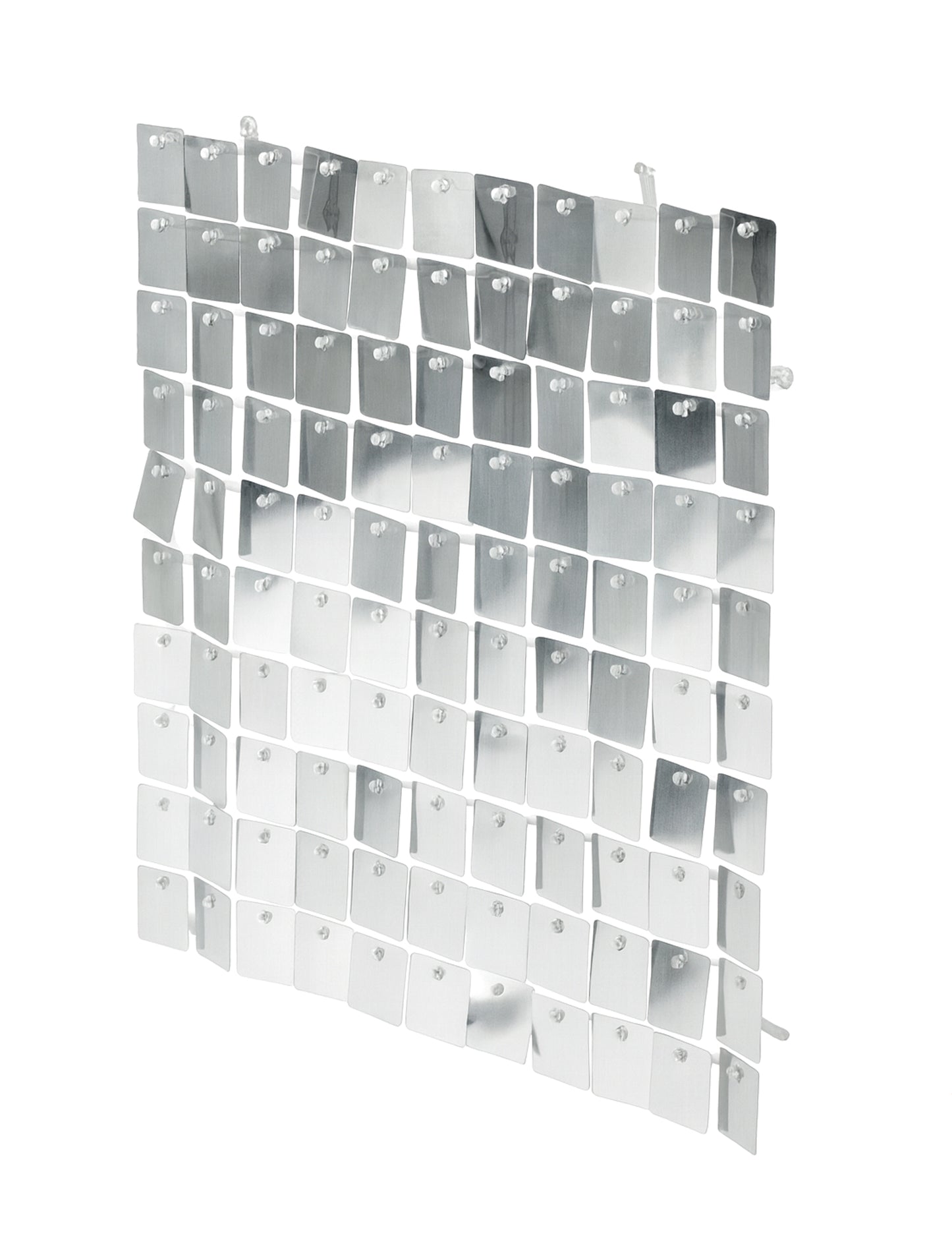 Briljantna srebrna srebrna plošča 30 x 30 cm