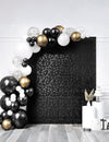 Panneau de fond noir brillant pour fête noir à sequins
