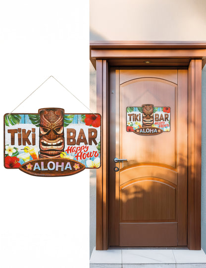 Aloha tiki črtna plošča 25 x 35 cm