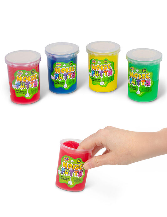 Pâte à prout humoristique pour enfant multicolore rouge bleu jaune et vert