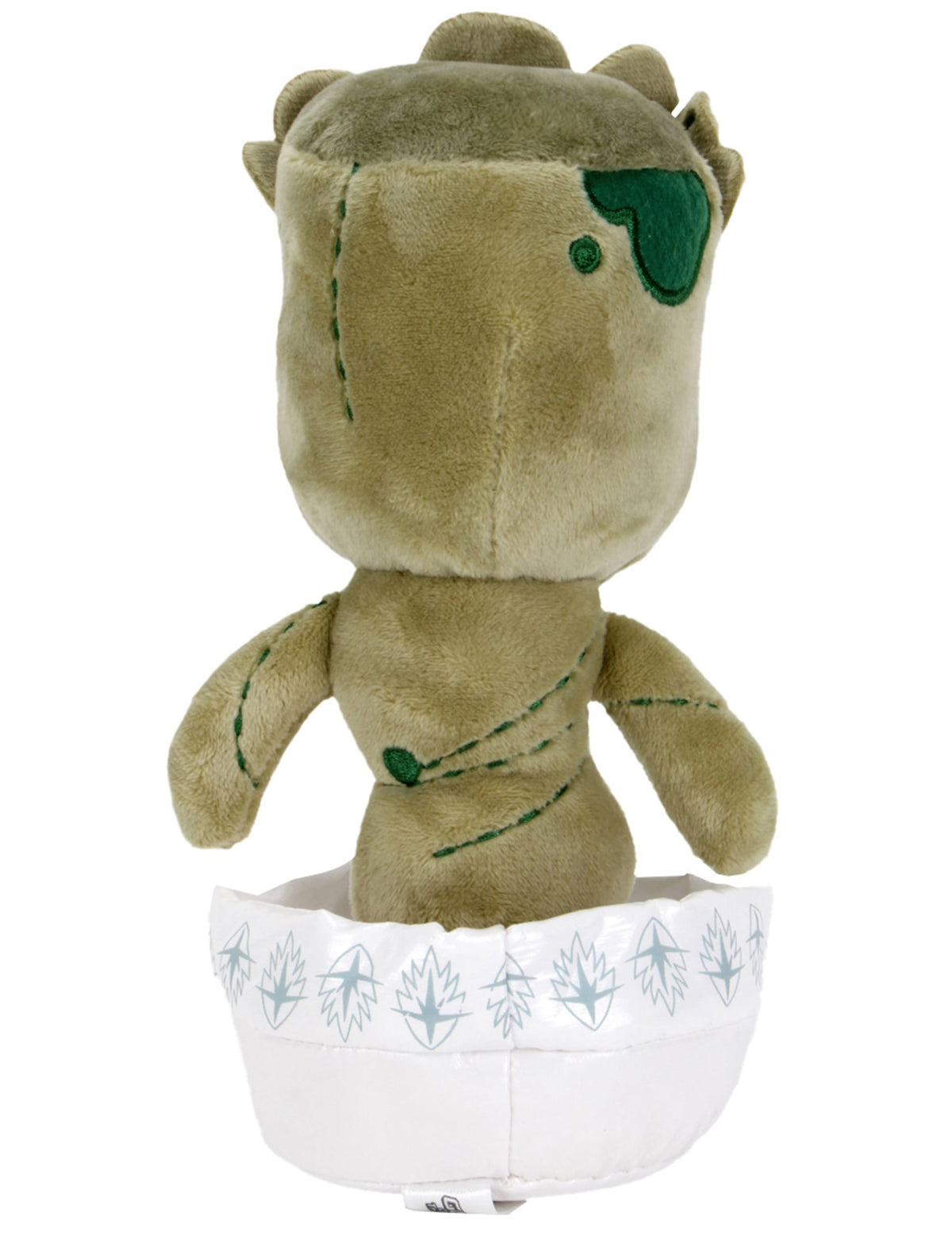 Vue de dos de la peluche Baby Groot