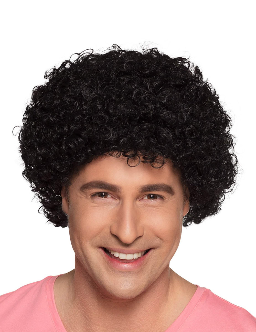 Pogled od spredaj na afro lasuljo za odrasli