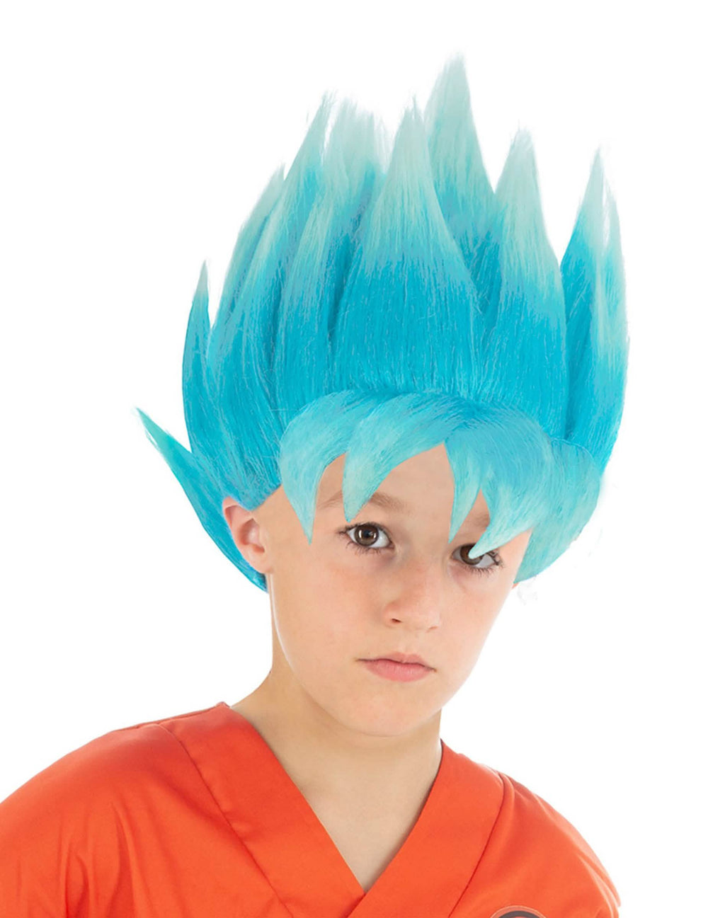 Otroška modra lasulja Goku Saiyan Super Dragon Ball™ s špicami